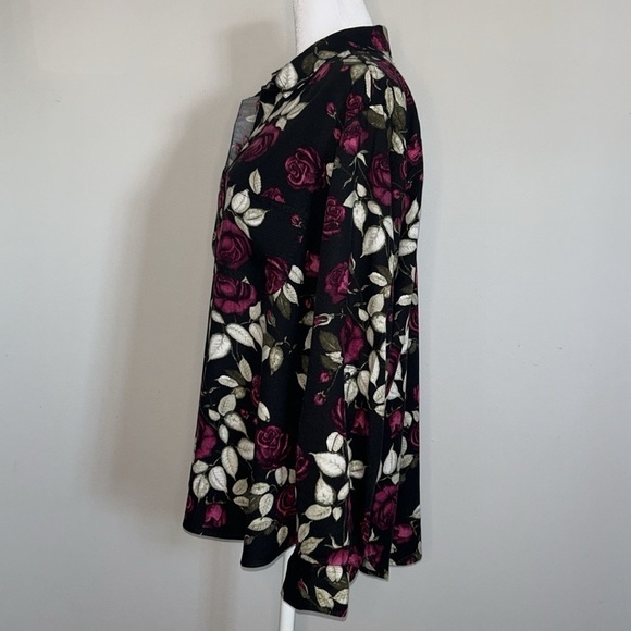 Rock & Republic Romantic Roses Button Down Shirt Size  XL - Picture 5 of 9